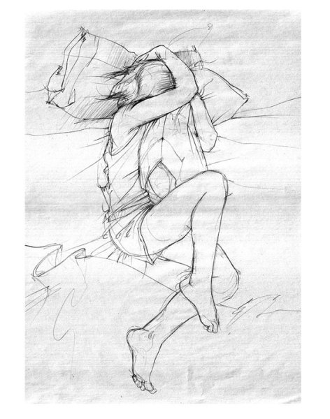 Рисунки для срисовки грустные