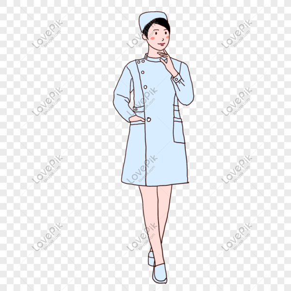 Медсестра раскраска