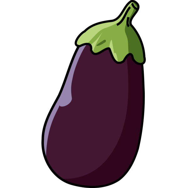 Баклажан мультяшный