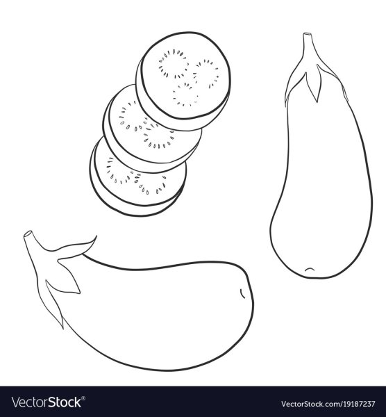 Баклажан рисунок
