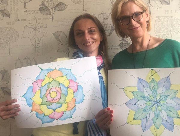 Нейрографика Лотос Павла Пискарева