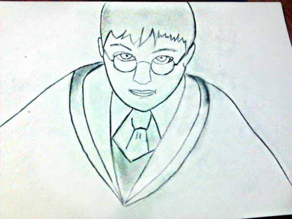 Нарисовать Гарри Поттера