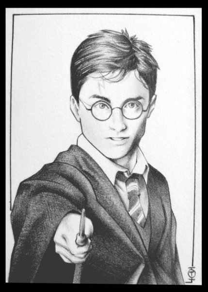 Гарри Поттер срисовать