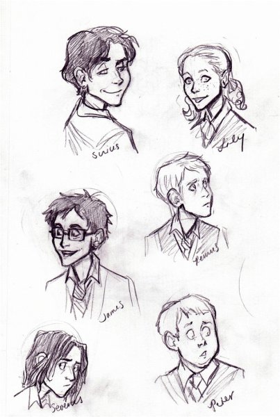 Питер Петтигрю и Гарри Поттер арт