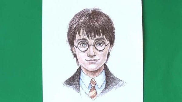 Гарри Джеймс Поттер для срисовки