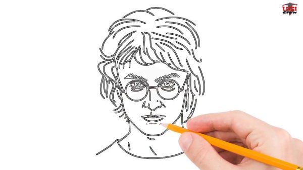 Гарри Поттер draw for Kids