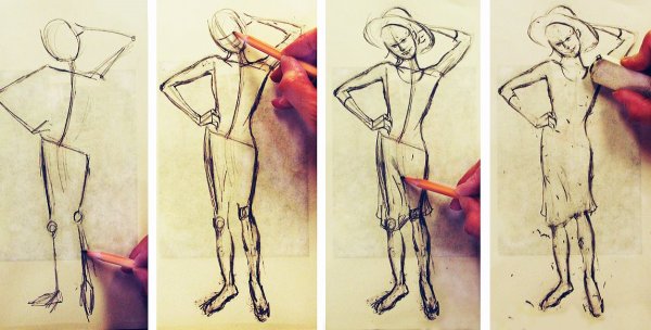 Раскадровка рисунок