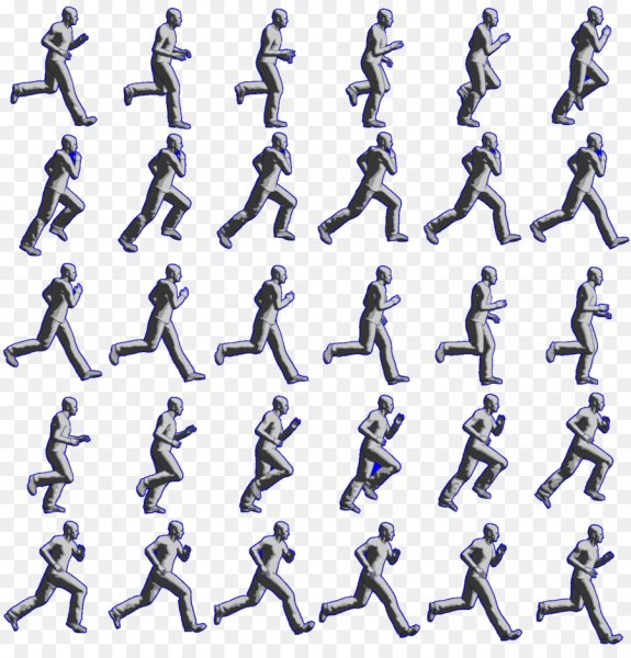 Спрайт бега 2д