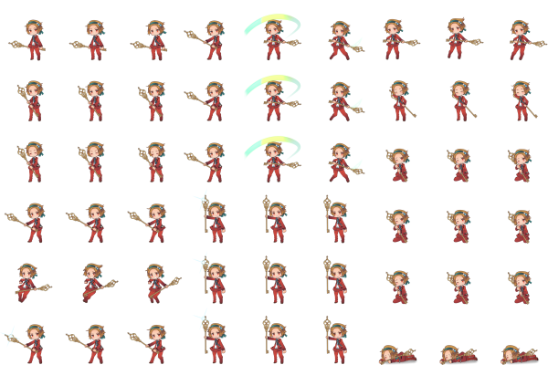 Спрайт человека 32x32