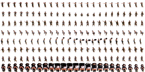 Джоджо 2д спрайты