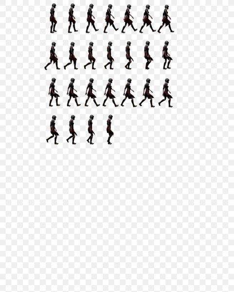 2д спрайты ходьбы