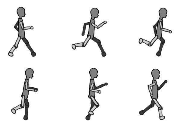 Анимация бега