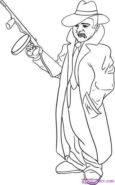 Гангстер для рисования