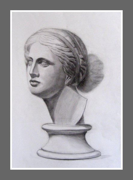 Голова Венеры Милосской Академический рисунок