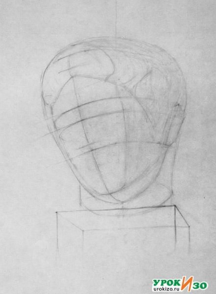 Дорифор голова гипс построение