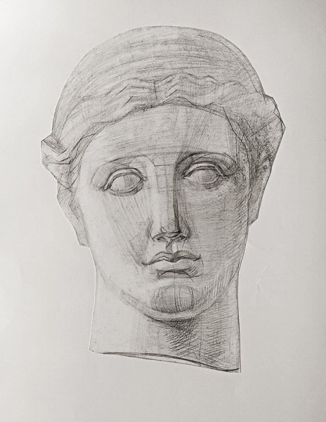 Гипсовая голова Венера Капуа