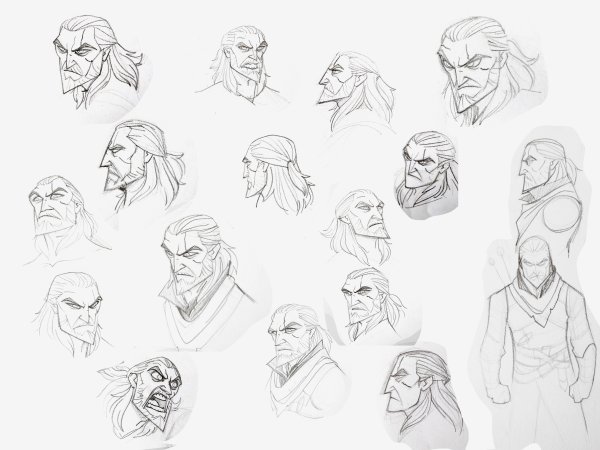 Скетчи игровых персонажей