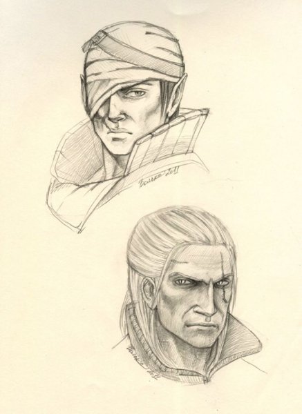 Ведьмак Иорвет и Геральт