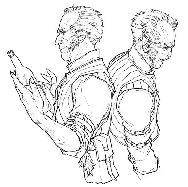 Регис Ведьмак тату