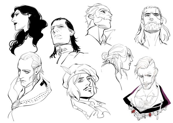 Ведьмак рисунки