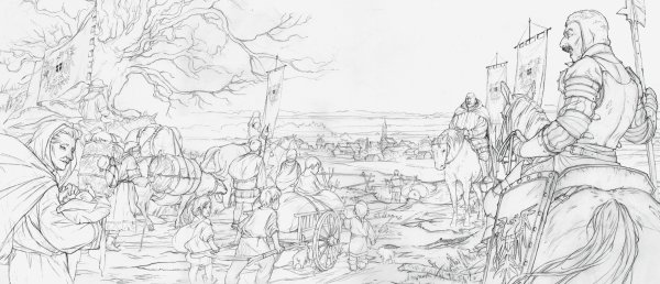 Раскраска по Ведьмаку