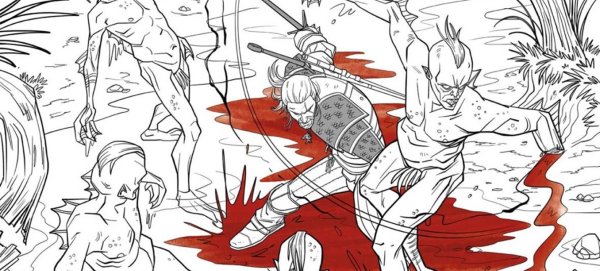 The Witcher раскраска