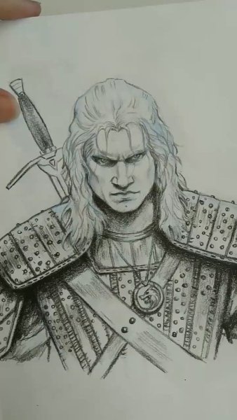 Скетчи Ведьмак 3 Геральд