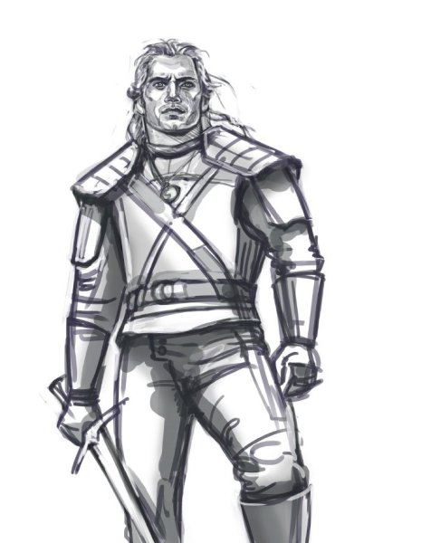 Ламберт скетч Ведьмак