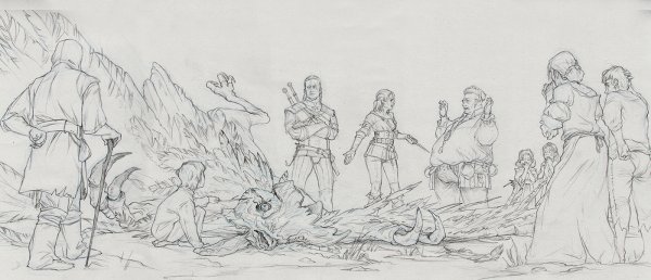 Ведьмак арт для выжигания