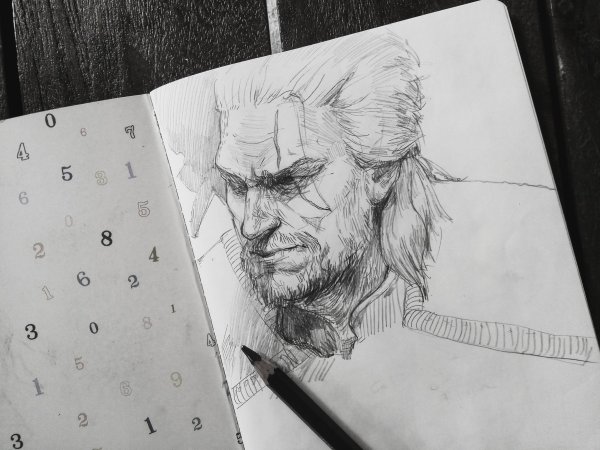 Скетчинг Ведьмак