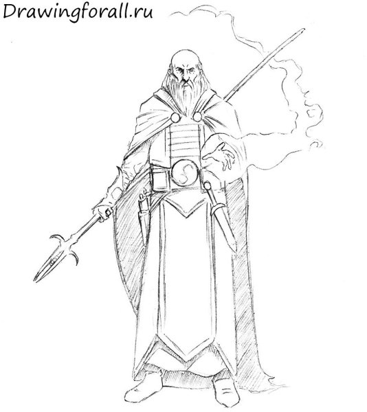 Маг набросок