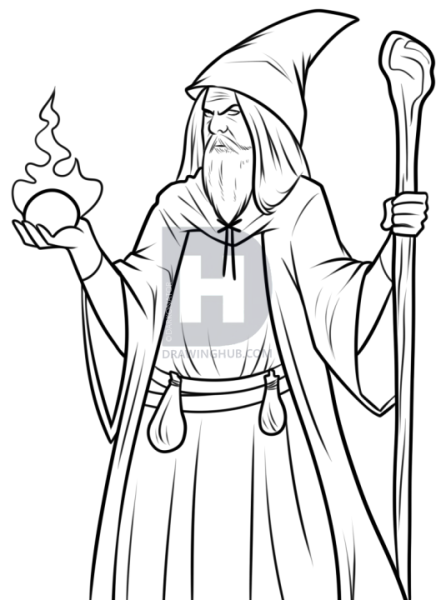 Маг рисунок