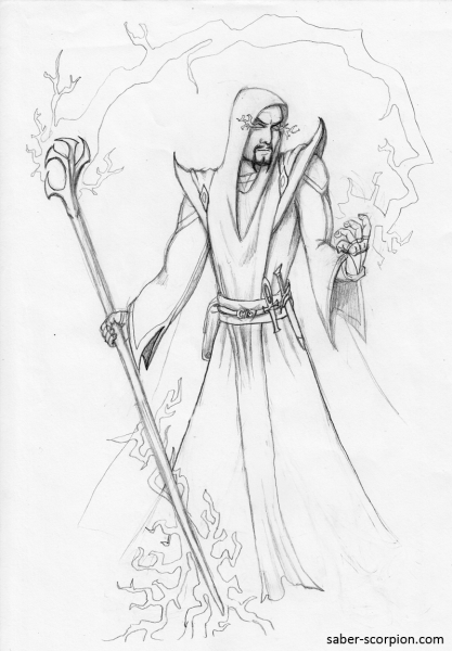 Итодори карандашом из магической битвы