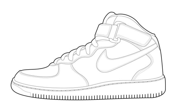 Nike Air Force 1 раскрасить