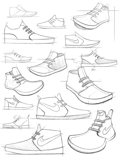 Ботинки скетч