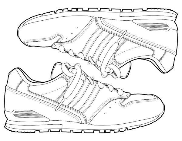 Наброски кроссовок