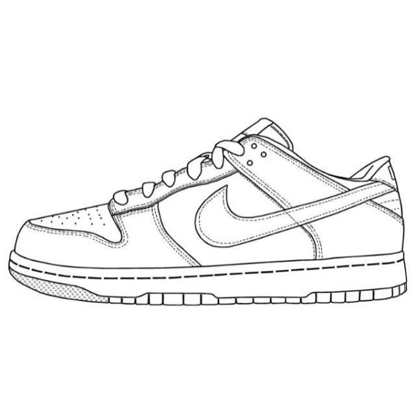 Nike Air Force 1 drawing
