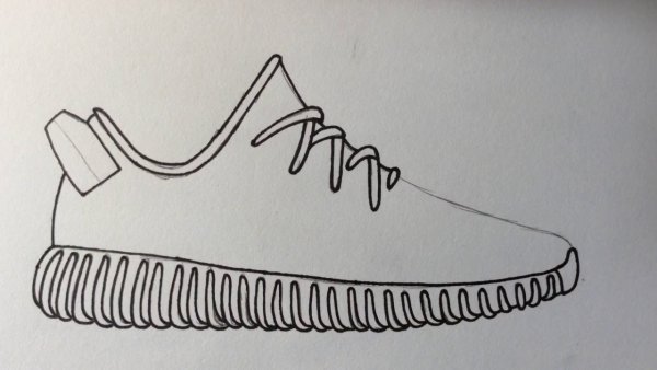 Кроссовки ИЗИ буст карандашом
