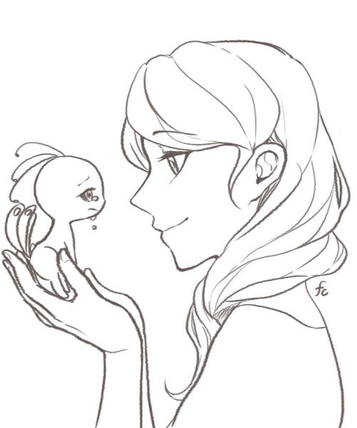 Раскраска Маринетт