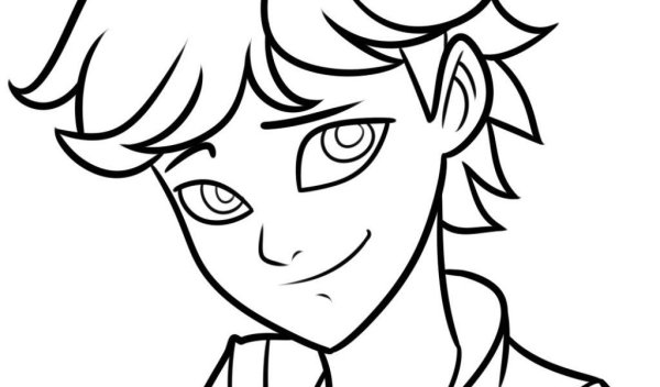 Адриан Агрест раскраска