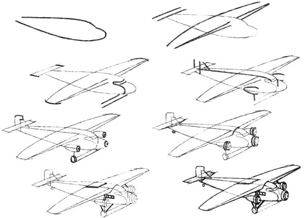 Зарисовки самолетов