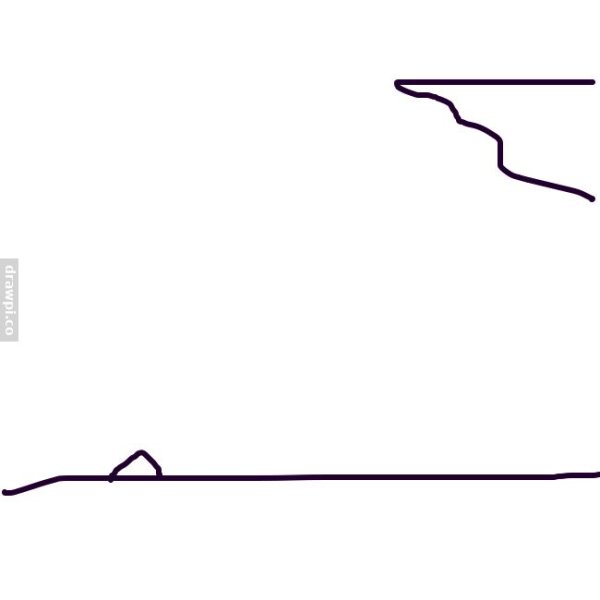 Как рисовать обрыв