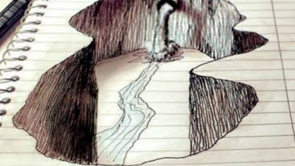 Камни карандашом