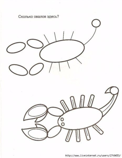 Поэтапное рисование насекомых