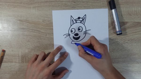 Коржик рисовать