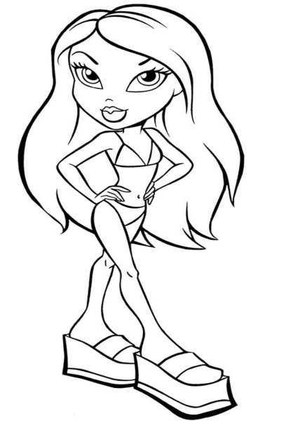 Раскраски братц Хлоя