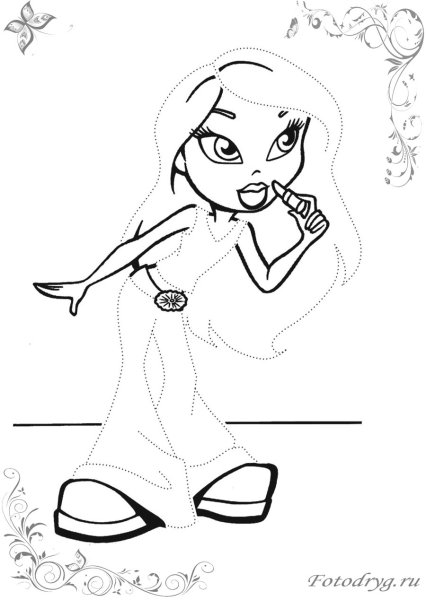 Игры раскраски братц