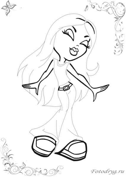 Красивые рисунки братц