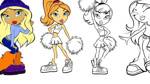 Распечатки куклы братц