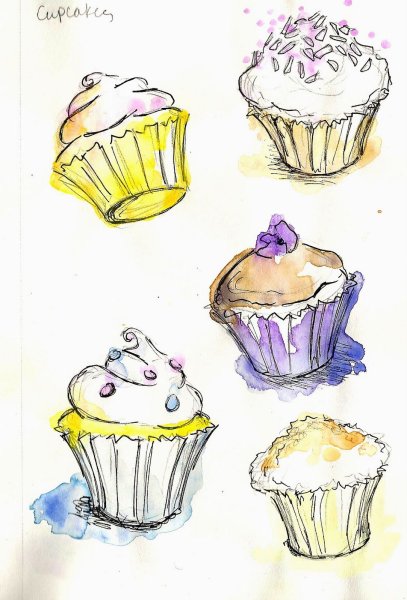 Рисунки 5 класс свободная тема кекс